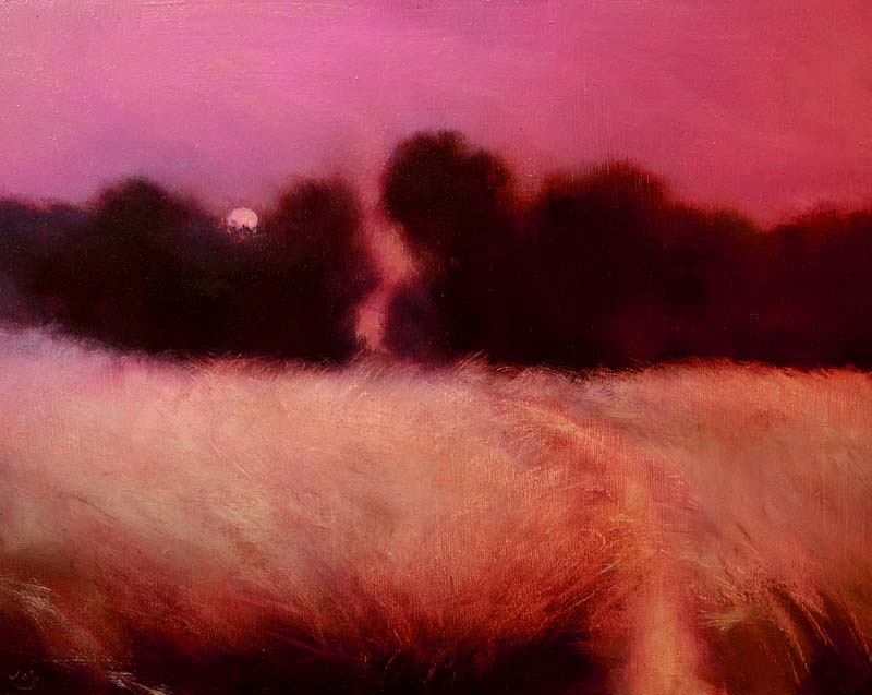 www.JohnOGradypaintings.com. Pink Moon is on its Way